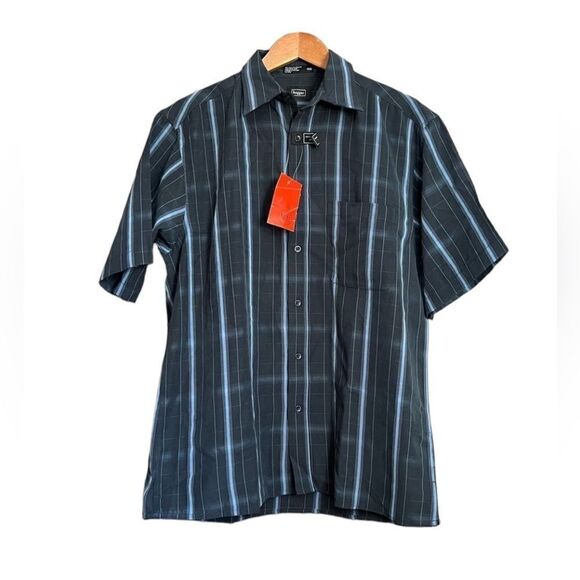 3 for $30! NWT! Haggar short sleeve button down shirt - Picture 1 of 12